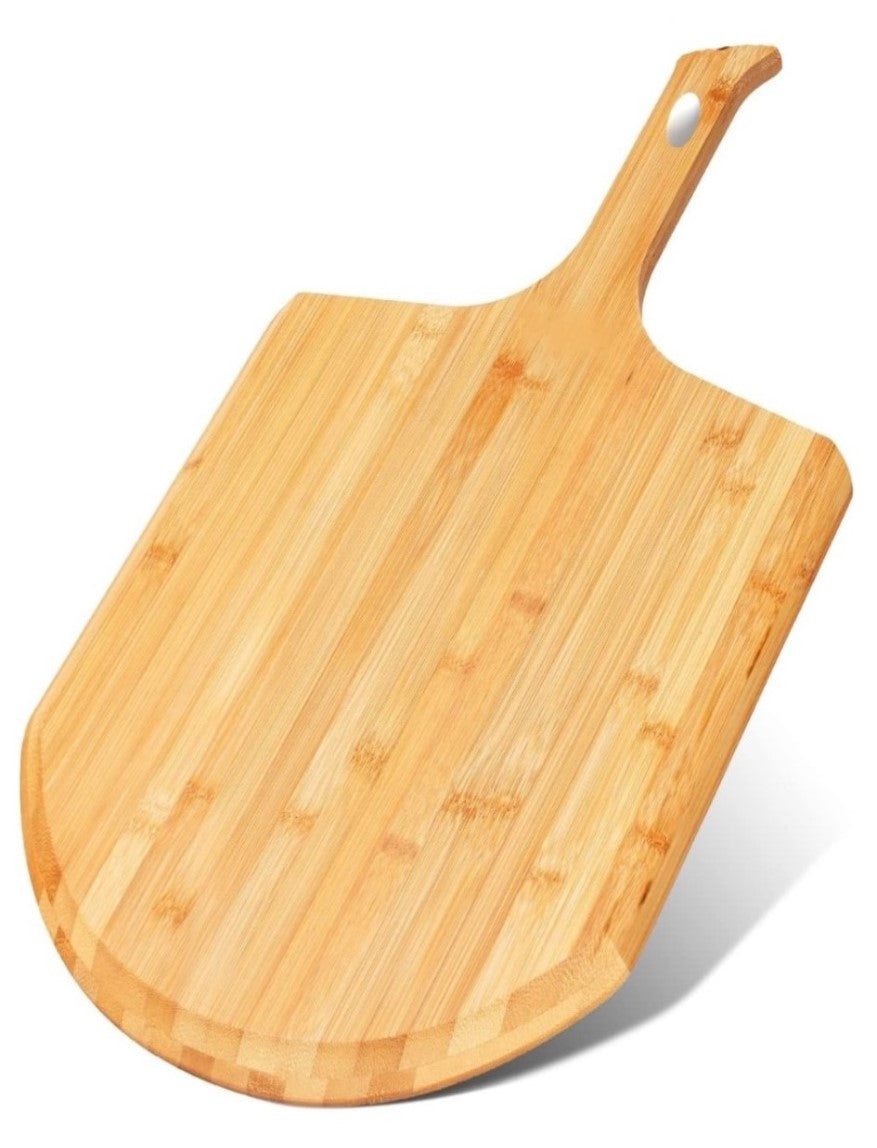 12" Bamboo Pizza Peel & Serving Board