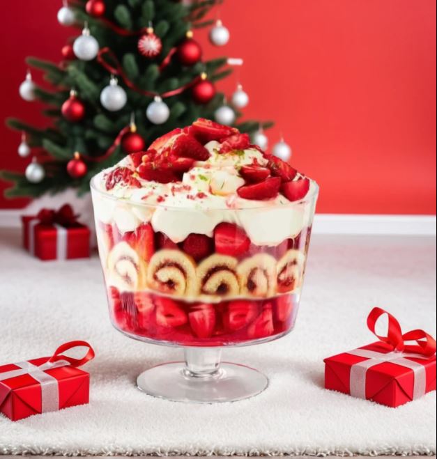 2L Glass Trifle Bowl