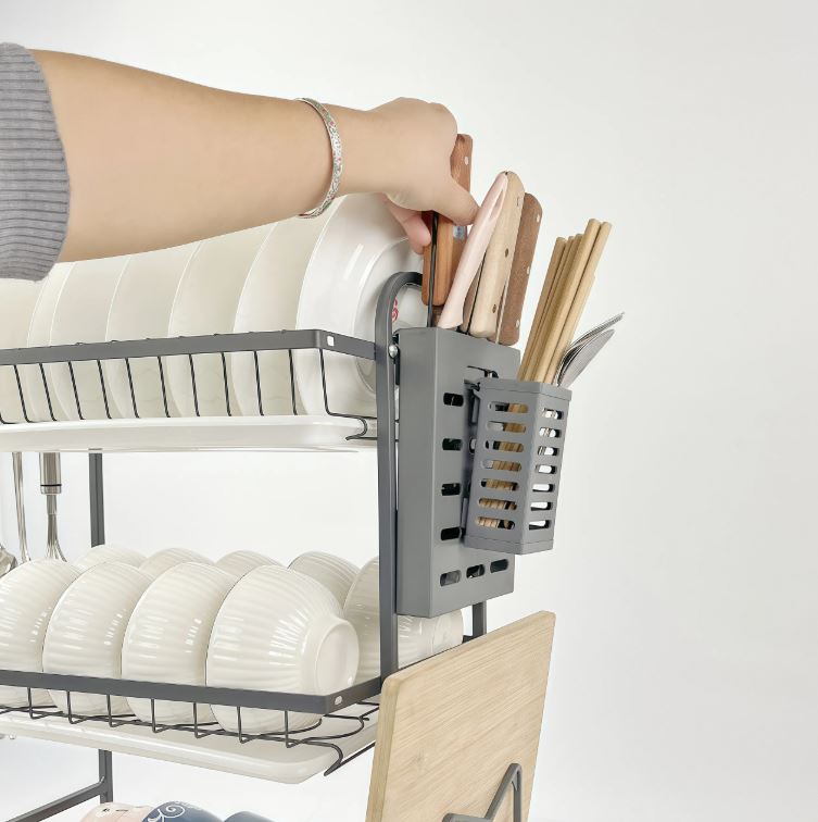 3-Tier Sink Dish Drainer Rack