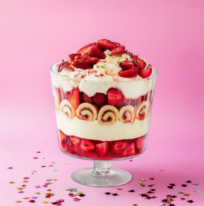 3L Glass Trifle Bowl