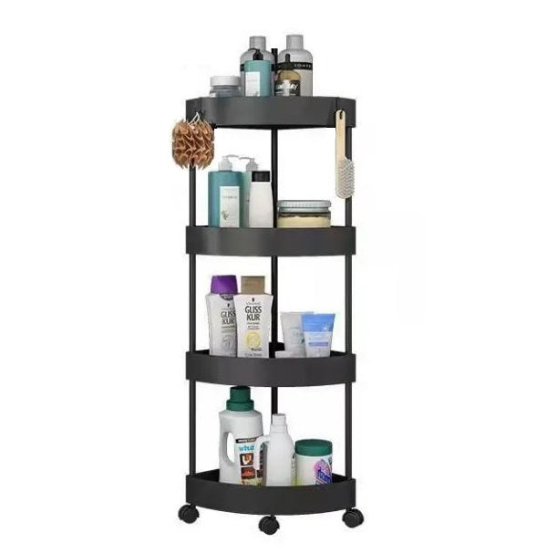 4-Tier Triangle Corner Trolley