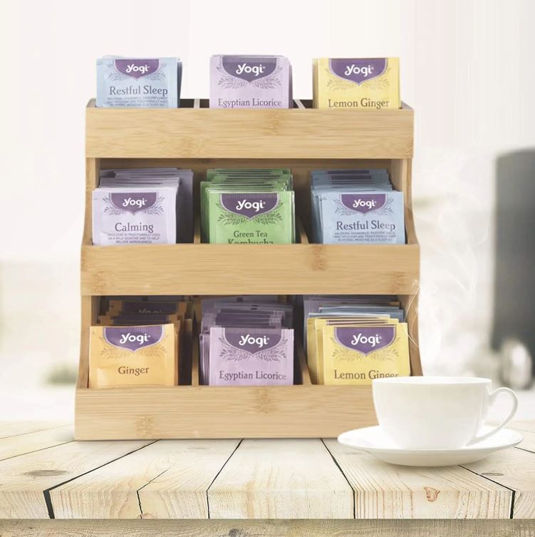 3-Tier Bamboo Tea Organiser