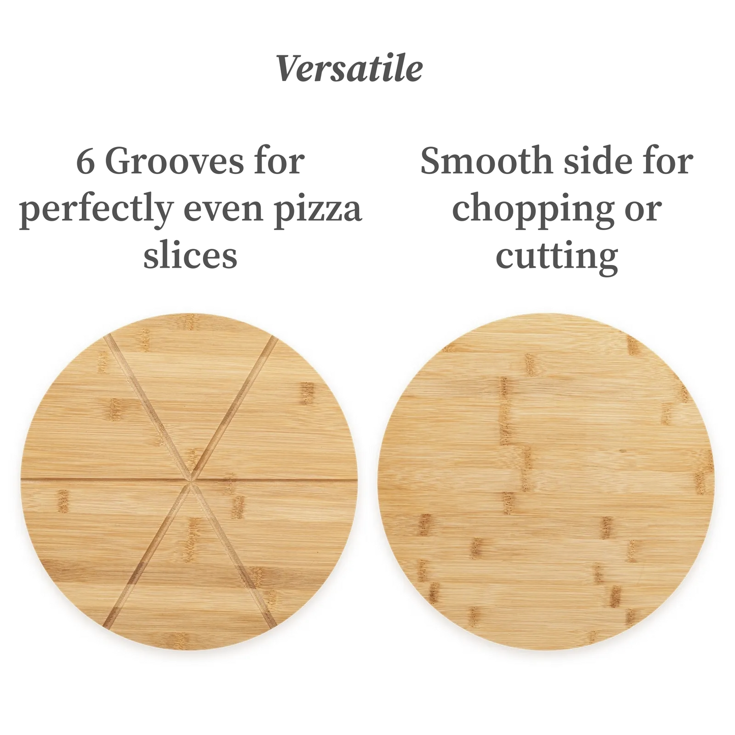 Bamboo Pizza Cutting Board