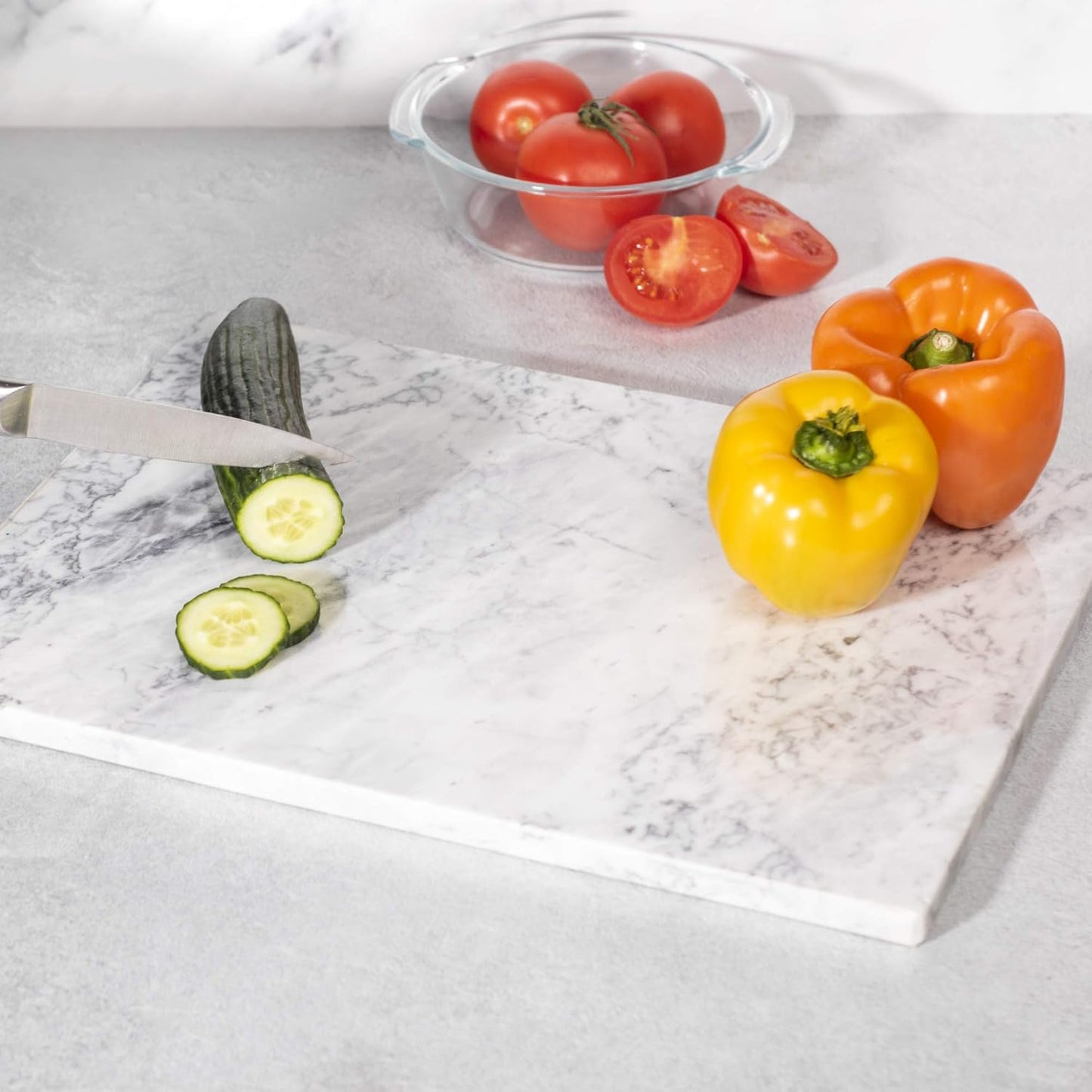 White Marble Chopping Board