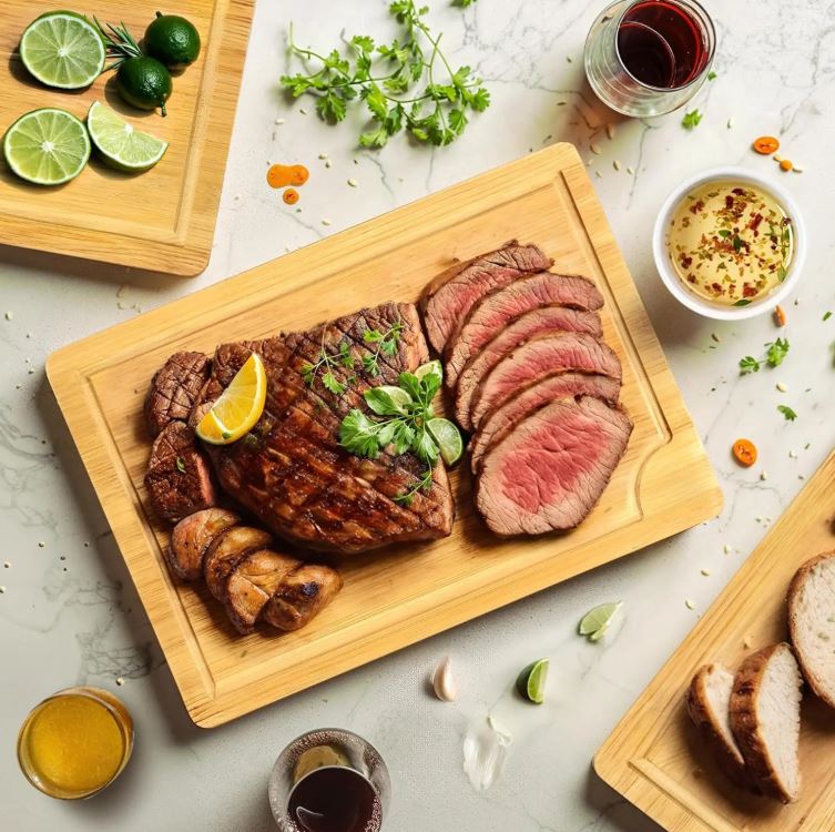 Bamboo Chopping Board Set of 3 Piece