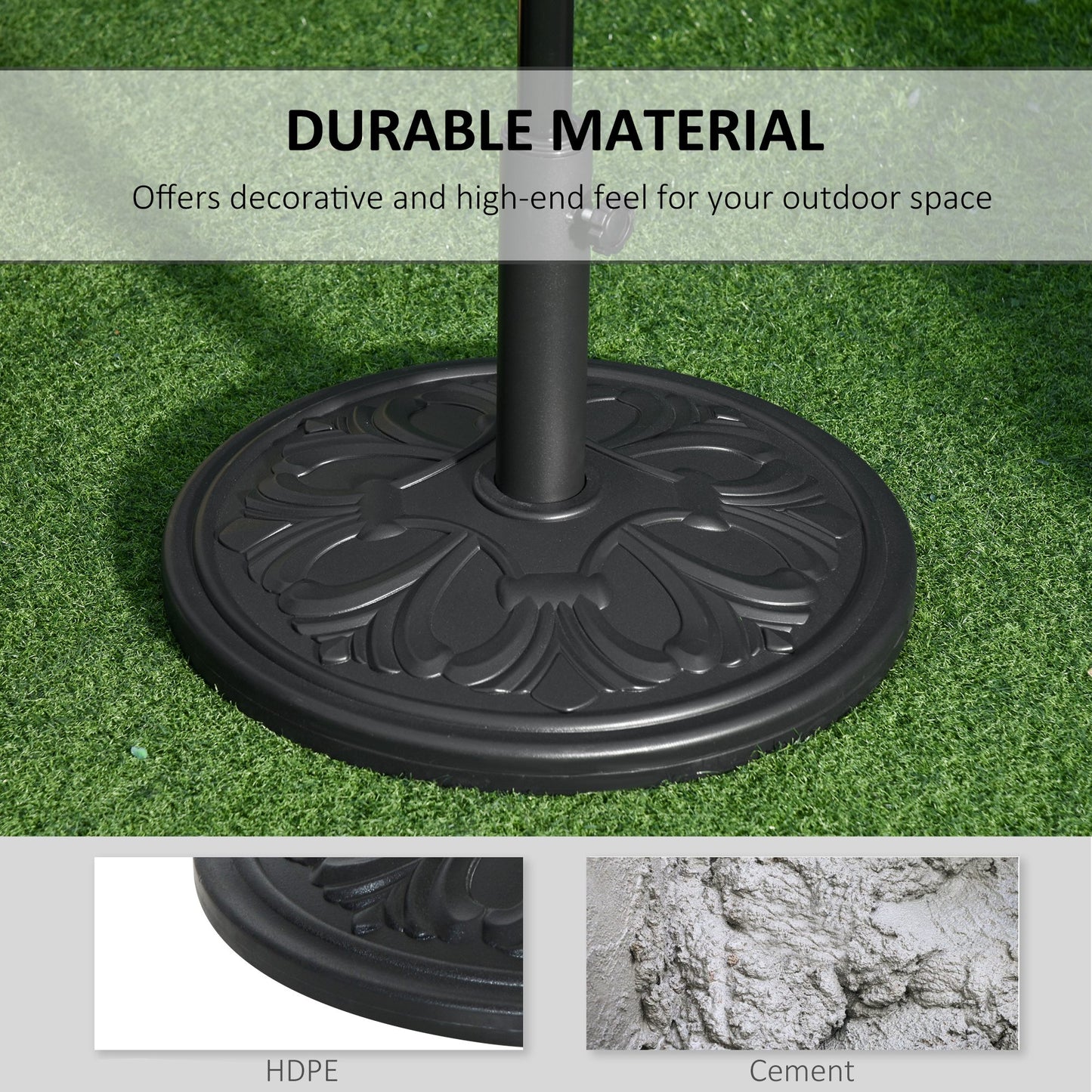 Round Heavy Duty Parasol Base