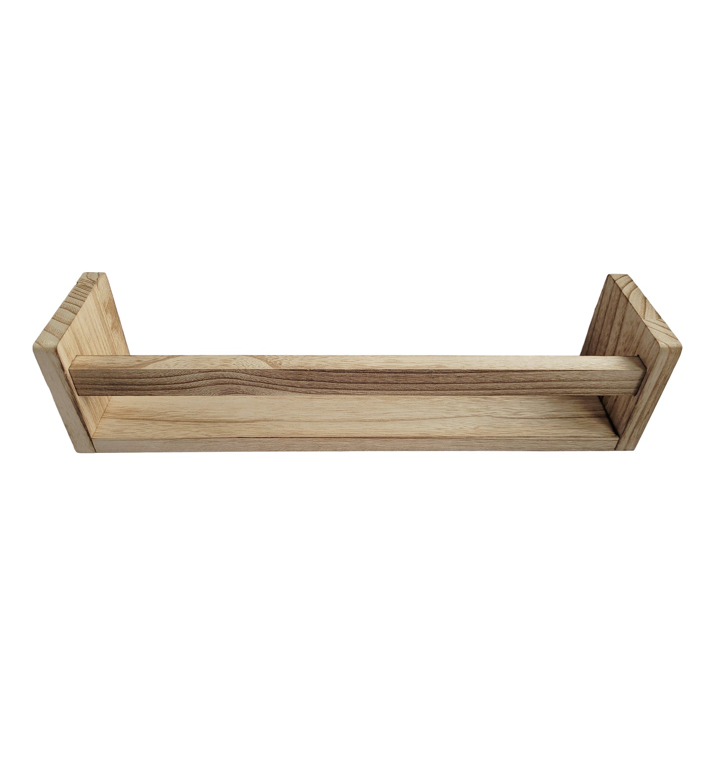 Nursery Floating Book Shelves Dark Wood - Set of 2