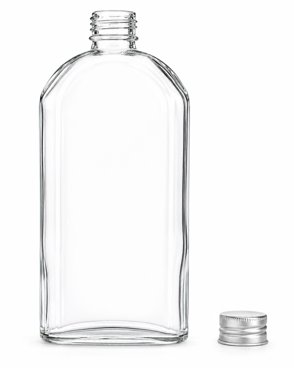 Glass Flask Bottles 350ml - Set of 10