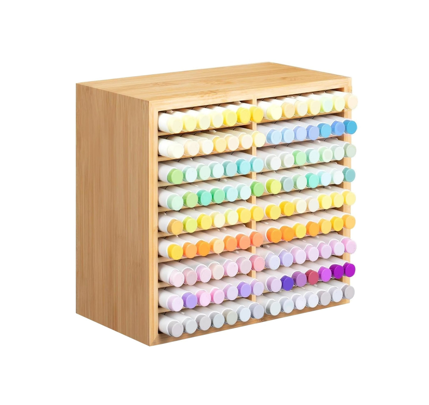 Bamboo Marker Pen Organiser