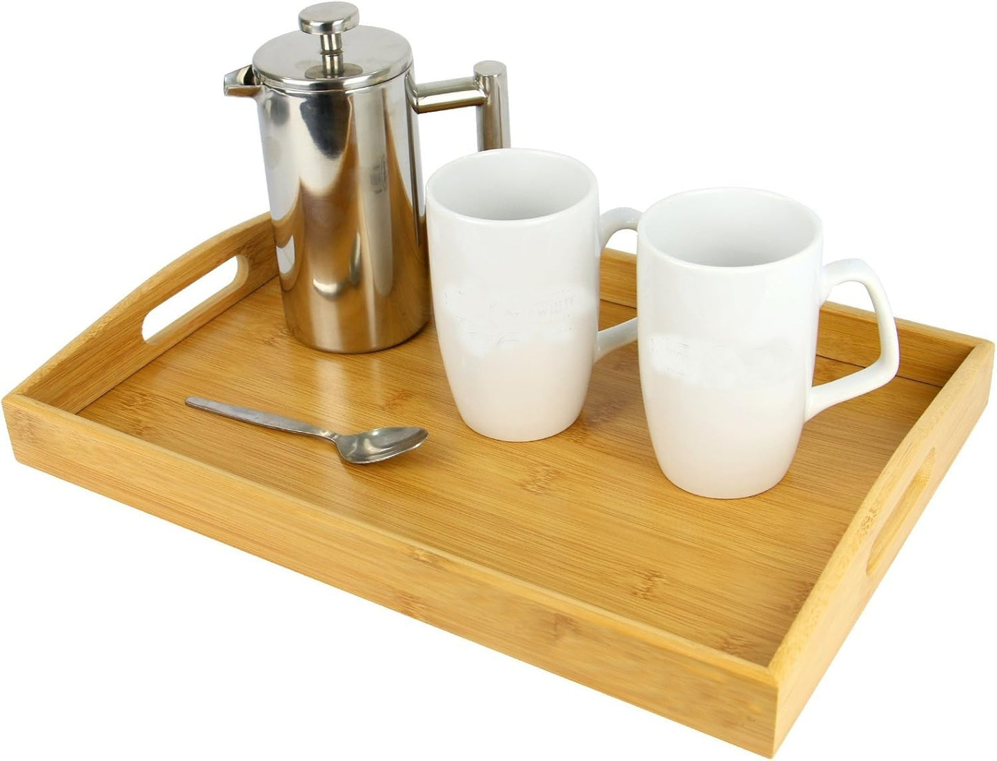 Bamboo Serving Trays - Set of 3