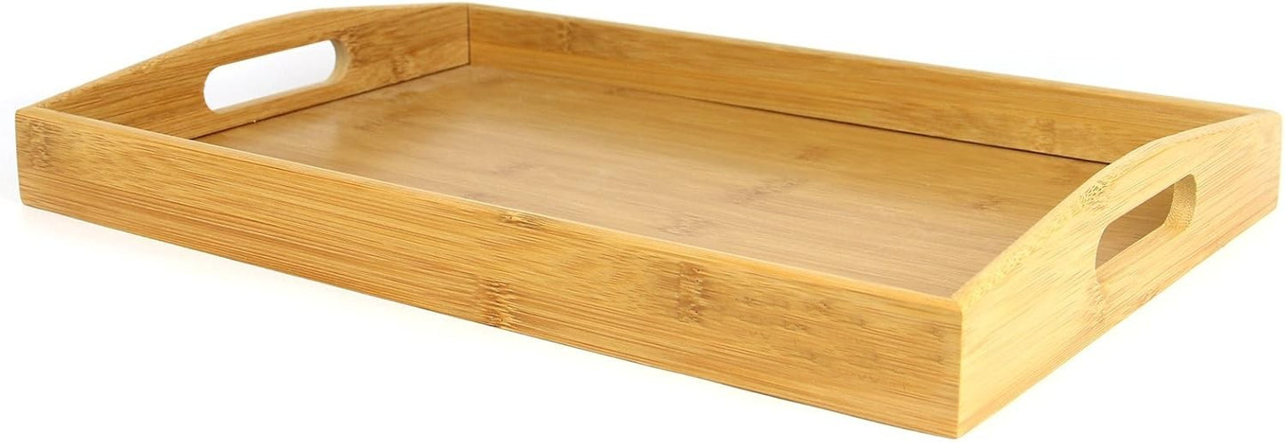 Bamboo Serving Trays - Set of 3