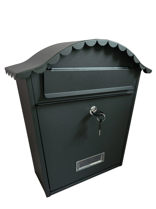 Outdoor Post Box - Matt Black