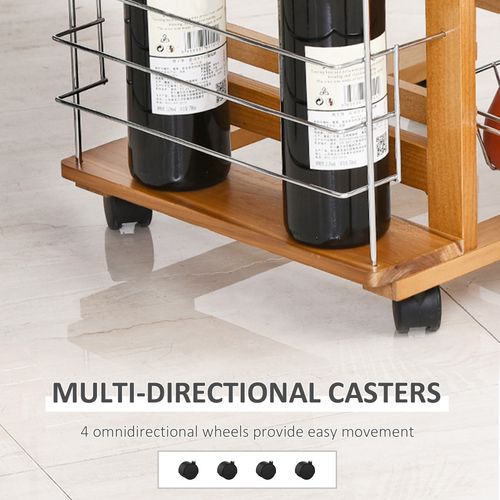 Multifunction Kitchen Island Trolley