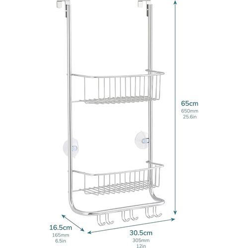 Over Door Shower Caddy In Nano Coating