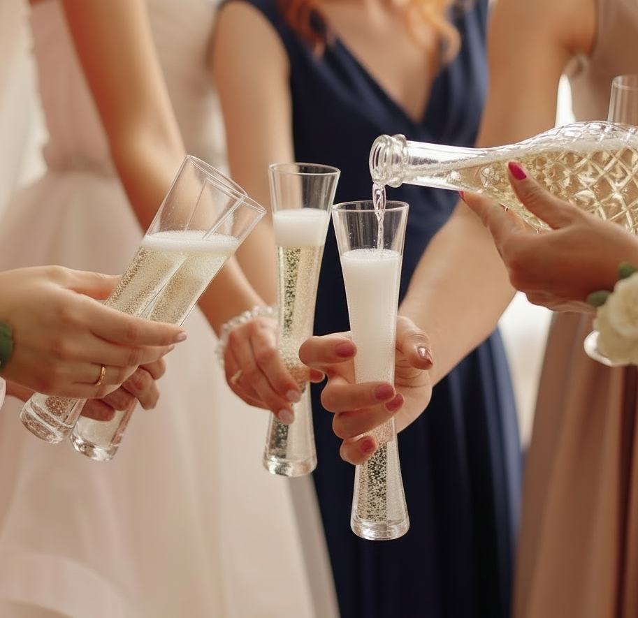 Stemless Champagne Flutes (140ml) - Set of 2