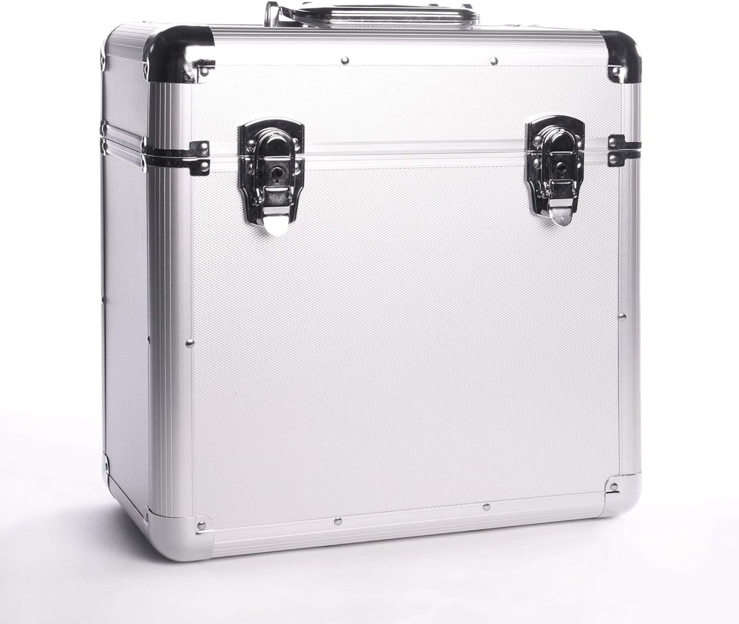 Vinyl LP Storage Box 12"" Vinyl Record Storage Heavy Duty Lockable Storage Box