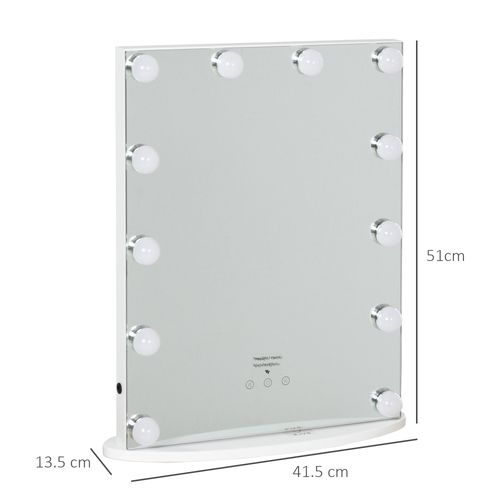 Hollywood Makeup Mirror with Led Light Dimmer