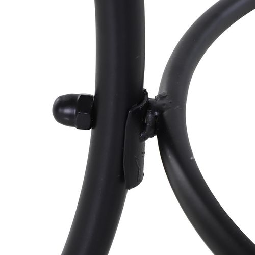 quare Metal Outdoor Patio Table 45cm - Black