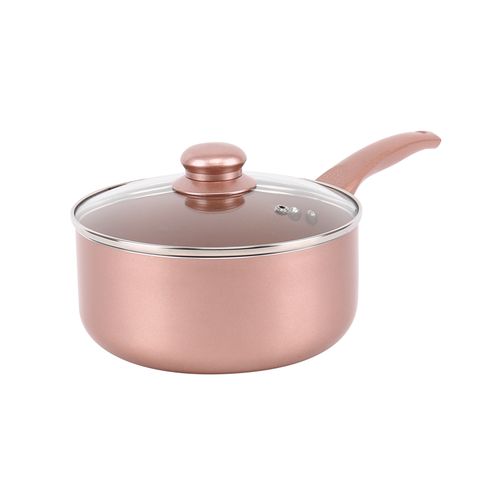 8 Piece Rose Gold Pan Set