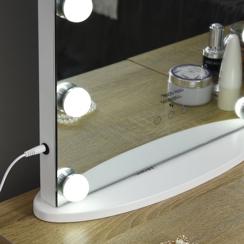 Hollywood Makeup Mirror with Led Light Dimmer