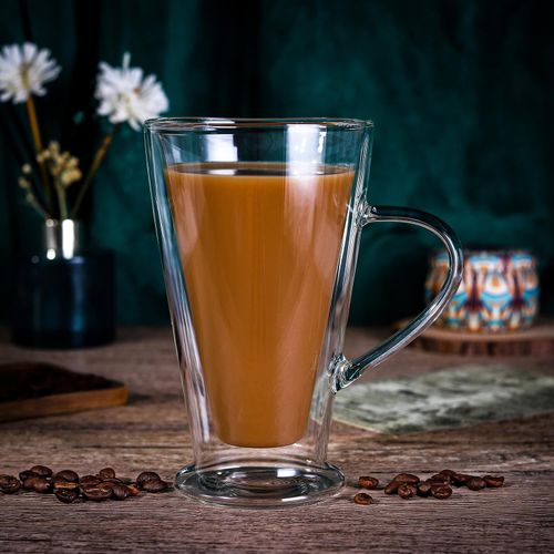 Double Wall Latte Glasses Casa 400ml - Set of 2