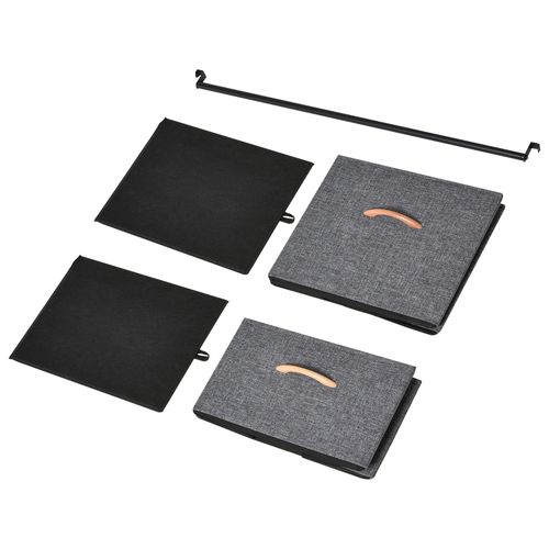 Freestanding Clothes Hanger Storage Unit