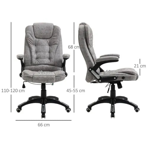 High Back Home Office Chair in Grey