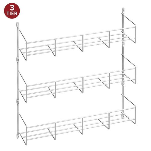 3-Tier Herb & Spice Rack in Silver