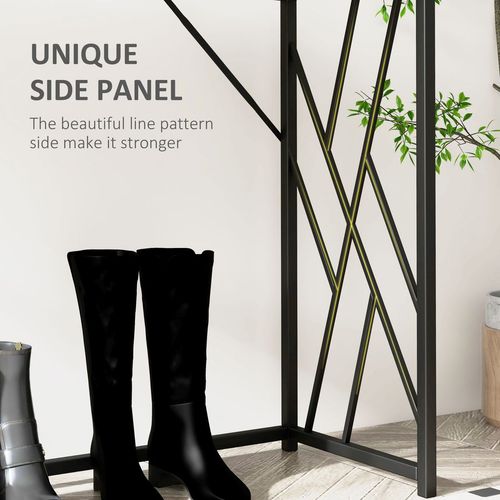 Vintage Sofa Table Metal Frame Console Table for Hallway Living Room