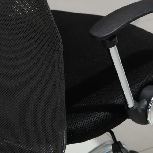 Executive Office Chair High Back Mesh Seat in Black