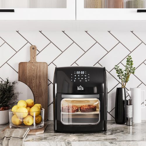 Air Fryer Oven 8 Preset Modes, 12L, Black