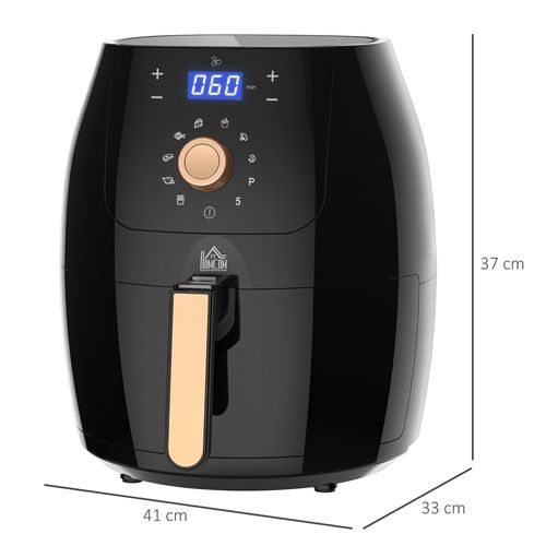 5.5L Air Fryer 1700W with Digital Display Adjustable Temperature
