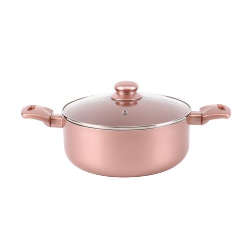 8 Piece Rose Gold Pan Set