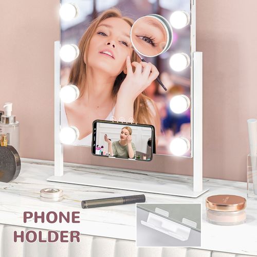 Hollywood Lighted Makeup Mirror with Magnifier