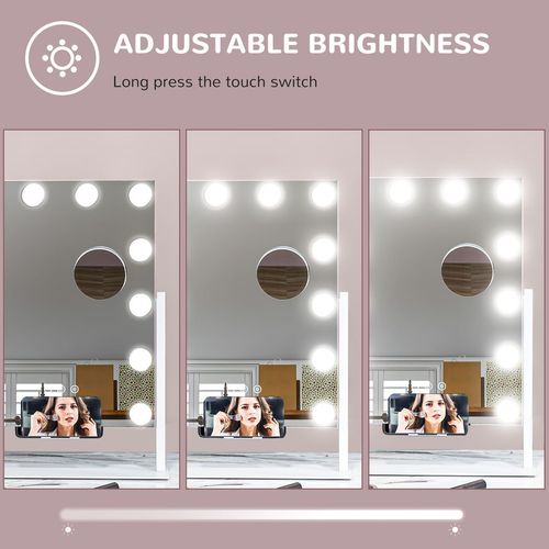 Hollywood Lighted Makeup Mirror with Magnifier