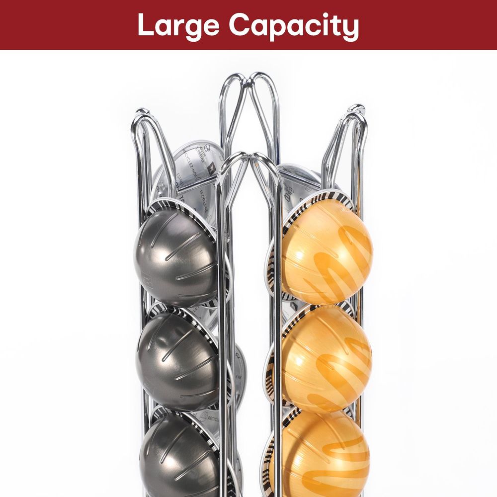 VINSANI CHROME 24 COFFEE POD STAND