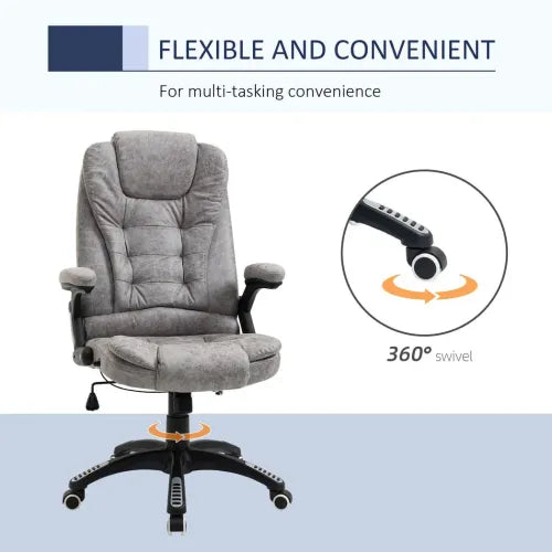 High Back Home Office Chair in Grey