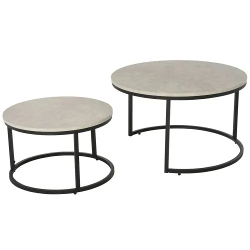 Stacking Coffee Table Set - 2 Pcs