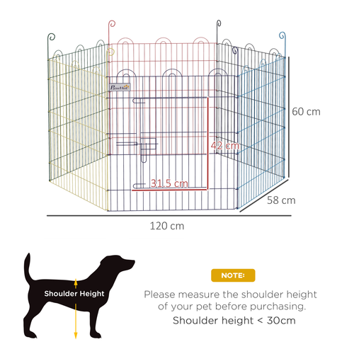 Pet Playpen Dog Puppy Crate Kennel with Door