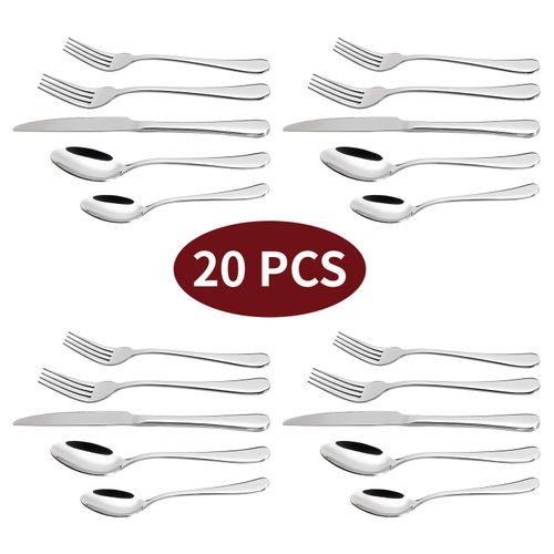 20pcs Stainless Steel Cutlery Set