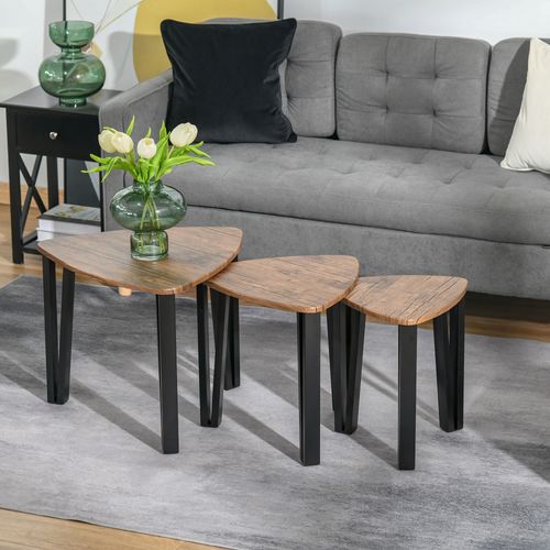 Stackable Coffee Table Set - 3 PCs