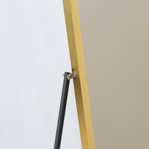 Full Length Mirror Dressing Mirror Wall-Mounted Entryway Gold Frame