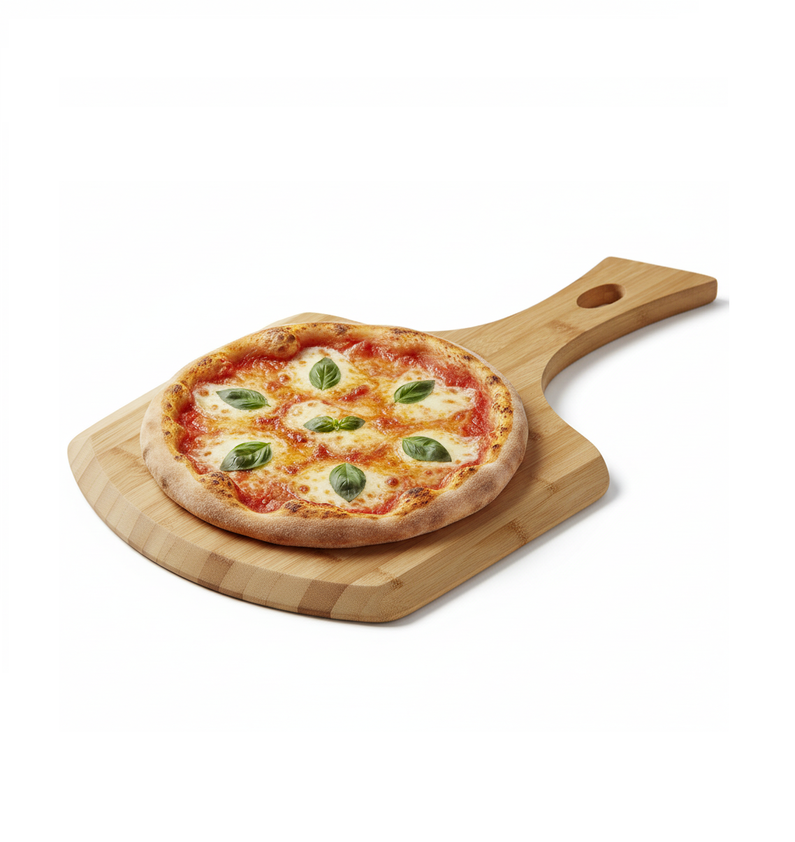 12" Bamboo Pizza Peel & Serving Board