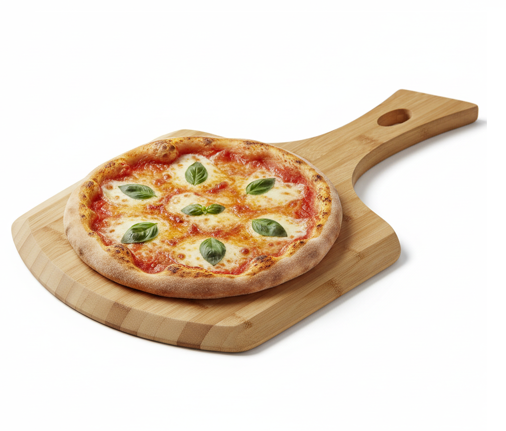 12" Bamboo Pizza Peel & Serving Board
