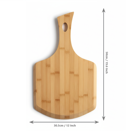 12" Bamboo Pizza Peel & Serving Board