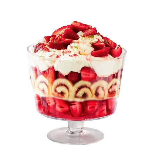 2L Glass Trifle Bowl