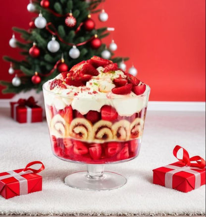 2L Glass Trifle Bowl