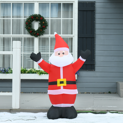 4ft Inflatable Christmas Santa Claus Xmas LED Air Blown Outdoor Christmas decoration