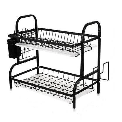 2-Tier Sink Dish Drainer Rack