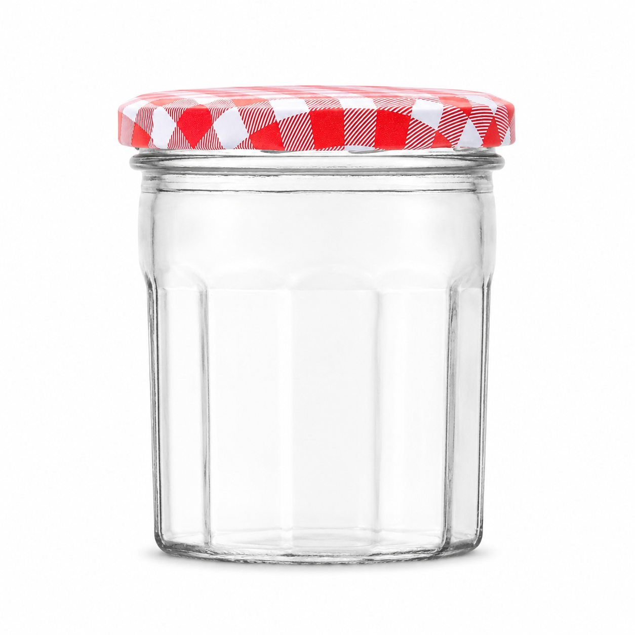 Wide Mouth Glass Jam Jars 324ml - Set of 12